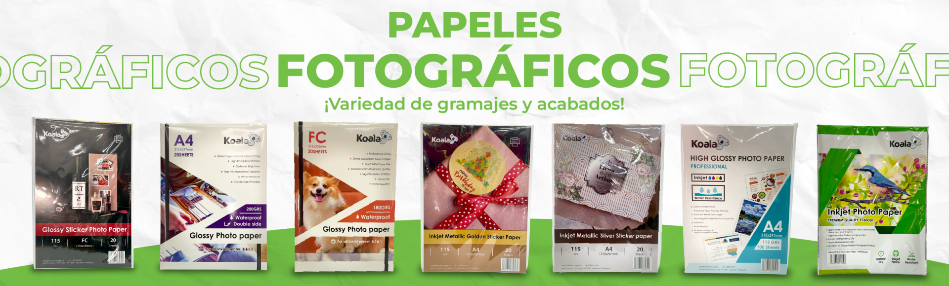 PAPELES FOTOGRÁFICOS
